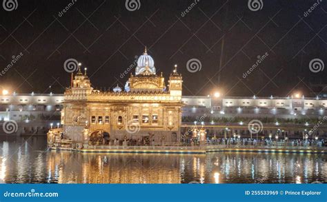 Amritsar Golden Temple editorial stock image. Image of landmark - 255533969