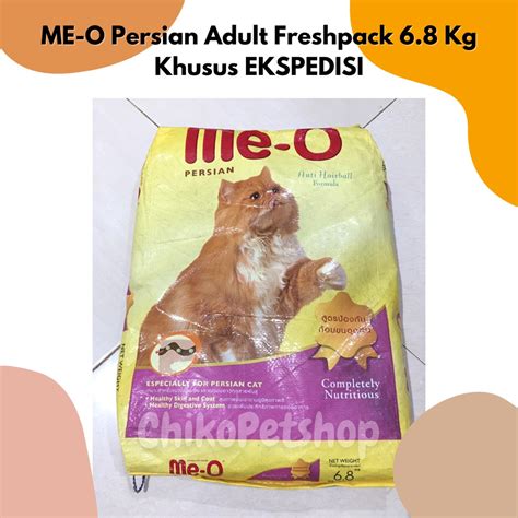 Jual Eskpedisi Me O Persian Adult Makanan Kucing Persia Dewasa Meo