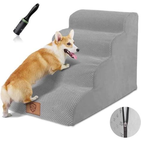 Myiosus Escalier Pour Chien 4 Marches Grands Rampe Pour Animaux En