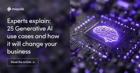 Generative Ai In Business Use Cases Miquido Blog