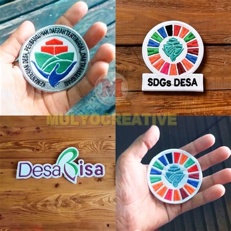 Jual Bordir Kemendesa Sdgs Desa Bisa Emblem Patch Sdgs Kemendesa