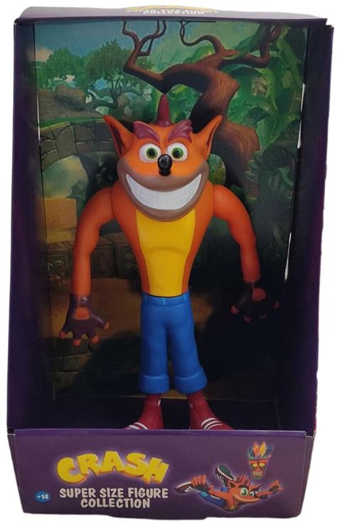 Boneco Action Figure Crash Bandicoot Cm Vinil Articulado Gera O