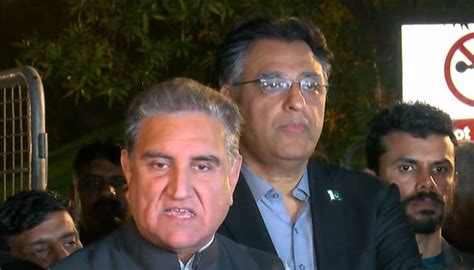 PTI To Dissolve KP Punjab Assemblies Within Next Few Days Qureshi