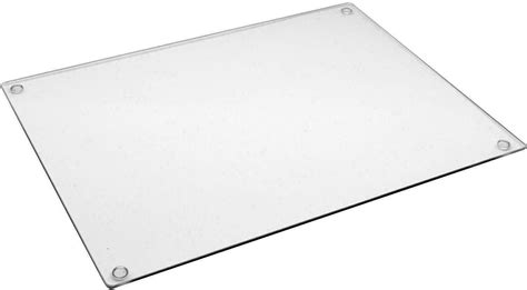 Extra Large Completely Clear Flat Float Glass Worktop Saver Cm X