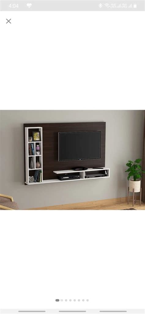 Anshika Enterprises Engineered Wood Wall Mount Tv Unit Tv Stand Tv