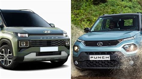 Hyundai Exter Vs Tata Punch Comparison Which Suv Is More Affordable To