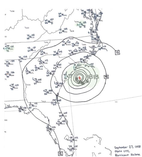 Hurricane Helene September 27 1958