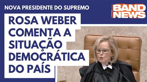 Ministra Rosa Weber assume presidência do STF YouTube