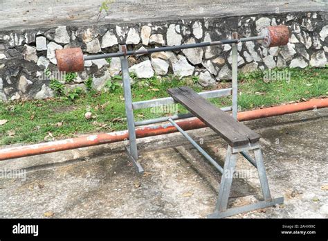 Homemade Barbell Street Workout Exercise Equipment Used In Weight