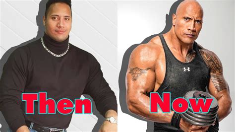 Dwayne The Rock Johnsons Remarkable Physical Transformation Over The