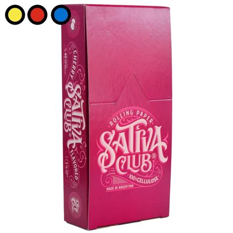 Papel Celulosa Sativa Club cereza 1¼ Distribuidora Pop