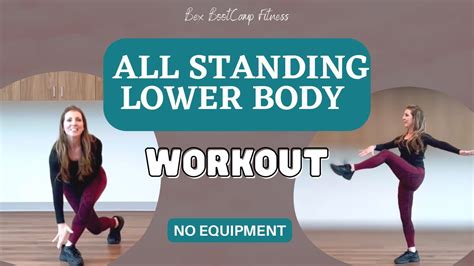 Standing Low Impact Lower Body Workout Fun Combos No Equipment Lowerbodyworkout Fitness