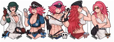 Poison And Lady Street Fighter And 5 More Drawn By Hershuar Danbooru