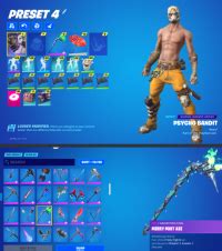 Pc Psn Xbox Skins Og Fortnite Minty Axe Psycho Bandit