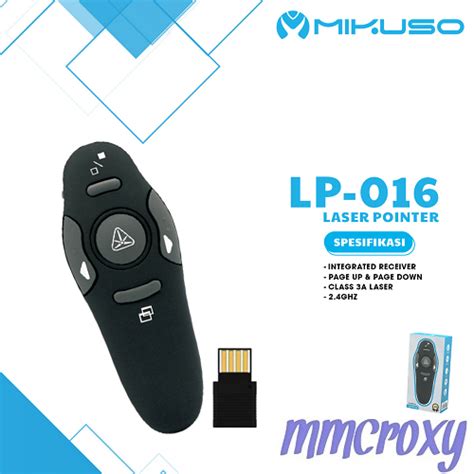 Jual Mikuso Lp Laser Pointer Ghz Remote Laser Presentation