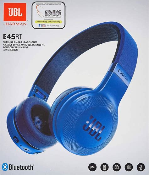 JBL On Ear Bluetooth Headphones Blue E45BT Buy Best Price In UAE