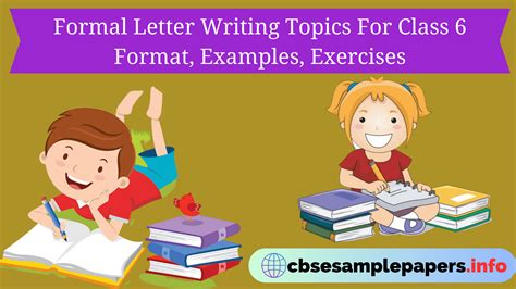 Formal Letter Writing Topics For Class Format Examples Exercises