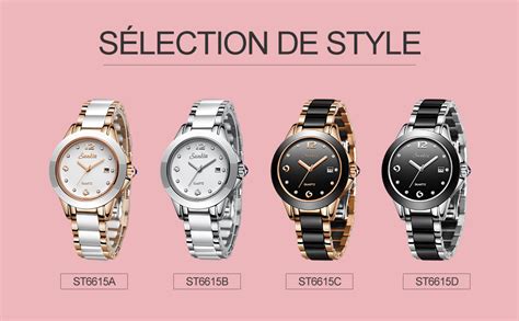 Lige Montre Dames Mode Quartz Imperm Able Montres Pour Femmes Acier