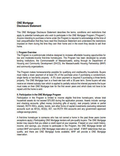 9 Mortgage Statement Templates In Pdf Doc