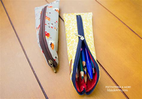 Ithinksew Patterns And More Evan Pencil Case Pdf Pattern