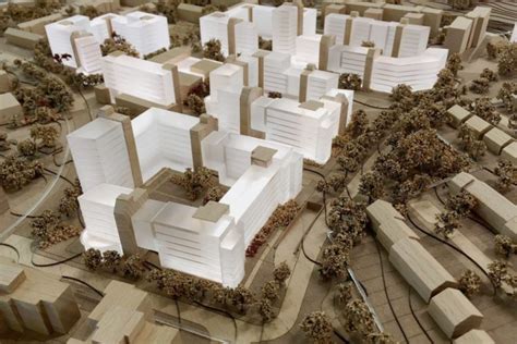 Ucd Student Residences Masterplan Presentation Models Architectural