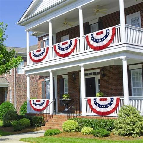 4 Pack Usa Pleated Fan Flag 1 5 X 3 Ft American Flag Bunting 4pack 1