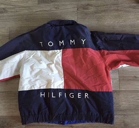 BIG FLAG Vintage RARE Reversible Tommy Hilfiger Jack Gem