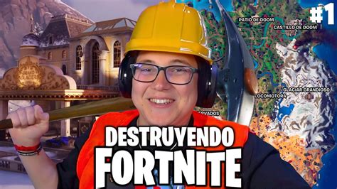 Destruyendo Fortnite Capitulo Glaciar Grandioso Youtube