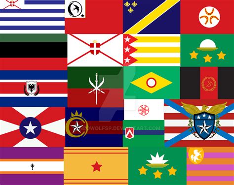 Fictional Flag Collage By Neowolfsp On Deviantart