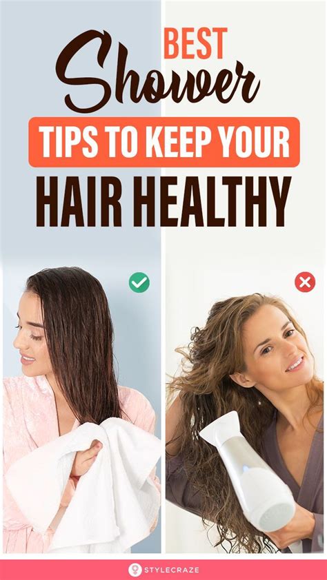 How To Take A Shower The Right Way To Keep Your Hair Healthy Frizz