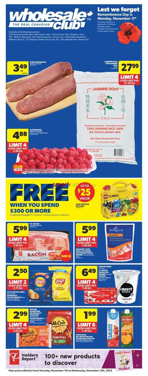 Real Canadian Wholesale Club Flyer November To