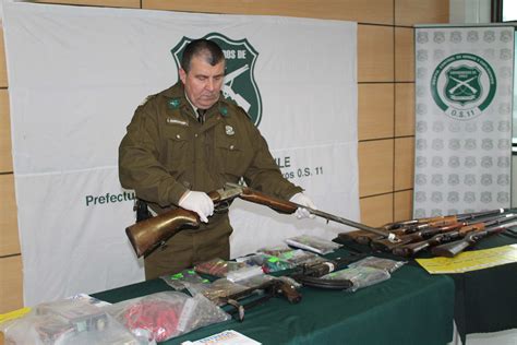 Carabineros envió a destrucción 513 armas y 10 mil municiones sacadas