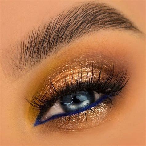 How To Do Nice Gold Eye Makeup Saubhaya Makeup