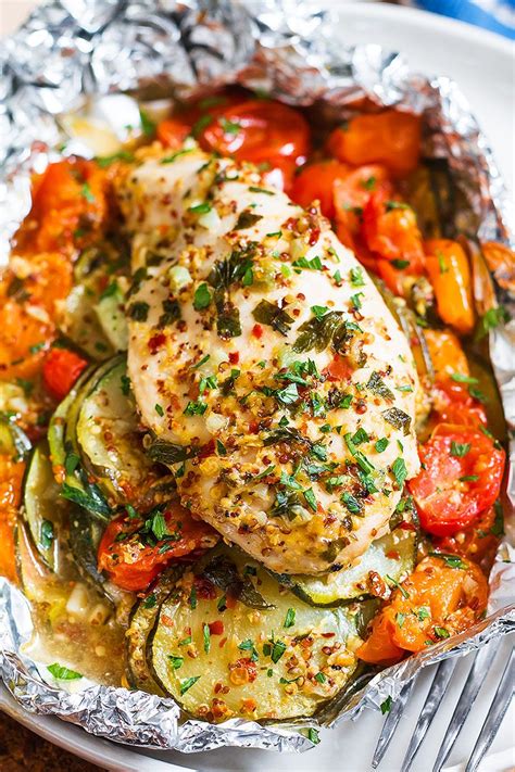 Baked Chicken In Foil Packets So NOURISHING And Packed With TONS OF