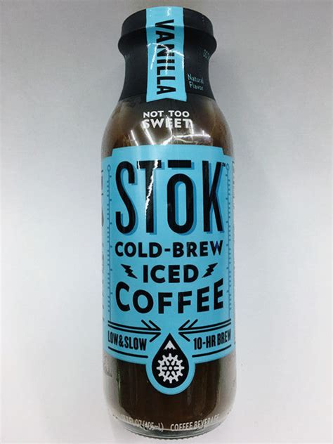 Stok Vanilla Cold Brew Iced Coffee Soda Pop Shop