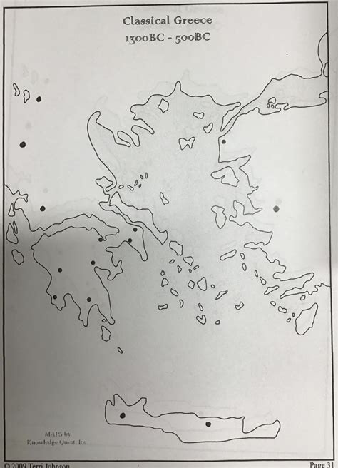 6th Gr SS Ancient Greece Map Diagram Quizlet