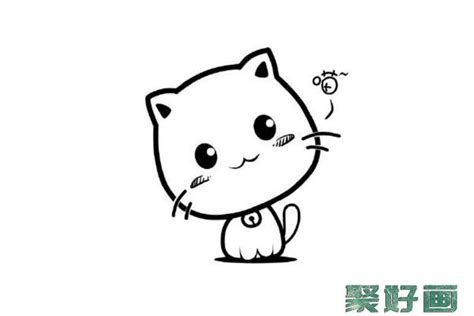 小猫幼儿简笔画 天马图吧