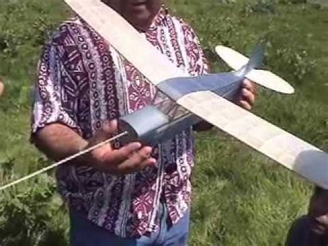 Rubber Band Powered Plane Elicer 2 YouTube