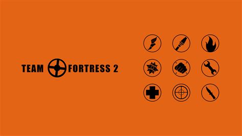 Kevin Otto Koit Team Fortress 2 Classes Minimalistic Wallpaper