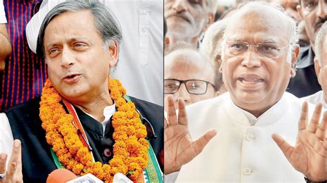 Congress President Poll Its Mallikarjun Kharge Vs Shashi Tharoor