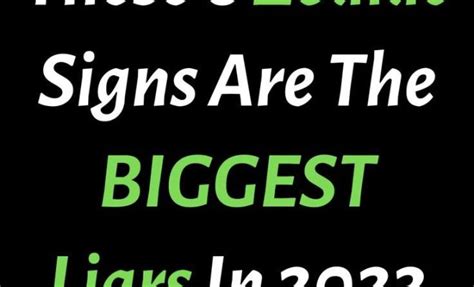 These 6 Zodiac Signs Are The BIGGEST Liars In 2023 Zodiac Memes