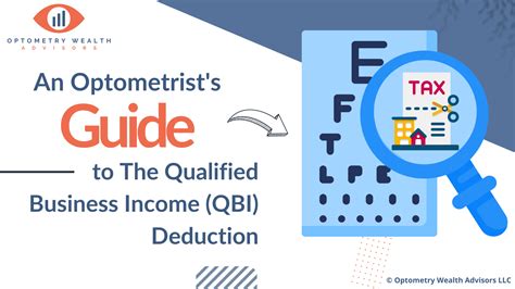 An Optometrist’s Guide To The Qualified Income Business Qbi Deduction Optometry Wealth Advisors