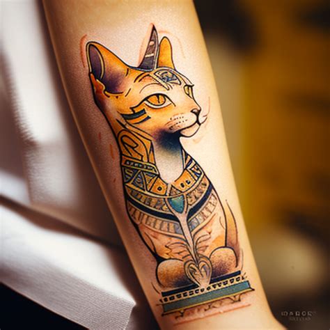 54 Egyptian Cat Tattoo Ideas - TattooClue.com