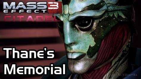 Mass Effect 3 Citadel Dlc Thane S Memorial Invite Kolyat Up To Apartment Youtube