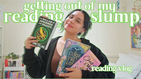 Getting Out Of A Reading Slump Reading Vlog YouTube