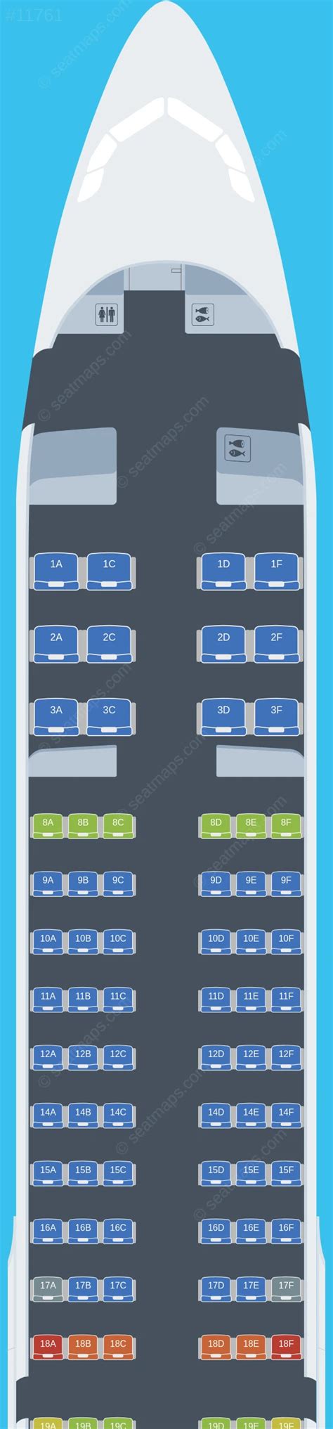 Sitzplan Des Airbus A Neo Der Gulf Air