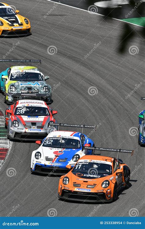 Scarperia July Porsche Gt Cup In Action During Race Of