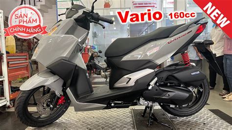 Pha Vo Ráp Mới Honda Vario 160cc Thể Thao Chính Hãng 2023 Xám Xi