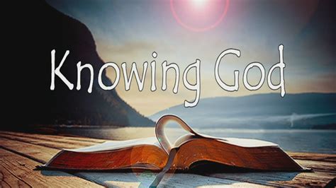 July Knowing God Sunday Service Youtube