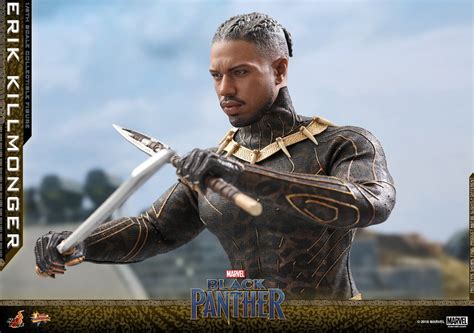 Hot Toys Reveals Unmasked Head Sculpt For Erik Killmonger Collectible Figure Figures